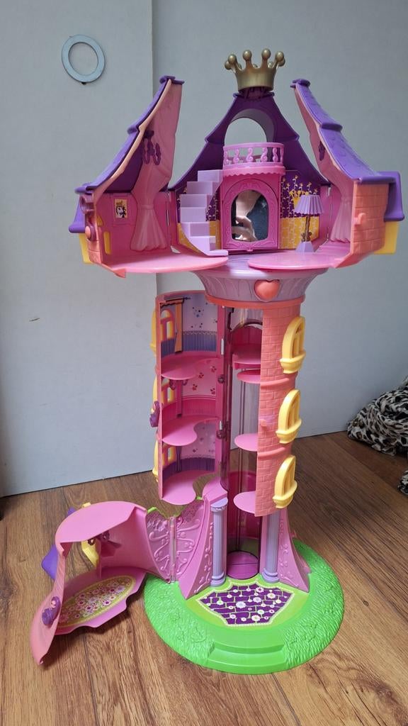 Prinsessen Kasteel Poppenhuis - Uitklapbaar Speelplezier, Ophalen, Gebruikt, Poppenhuis
