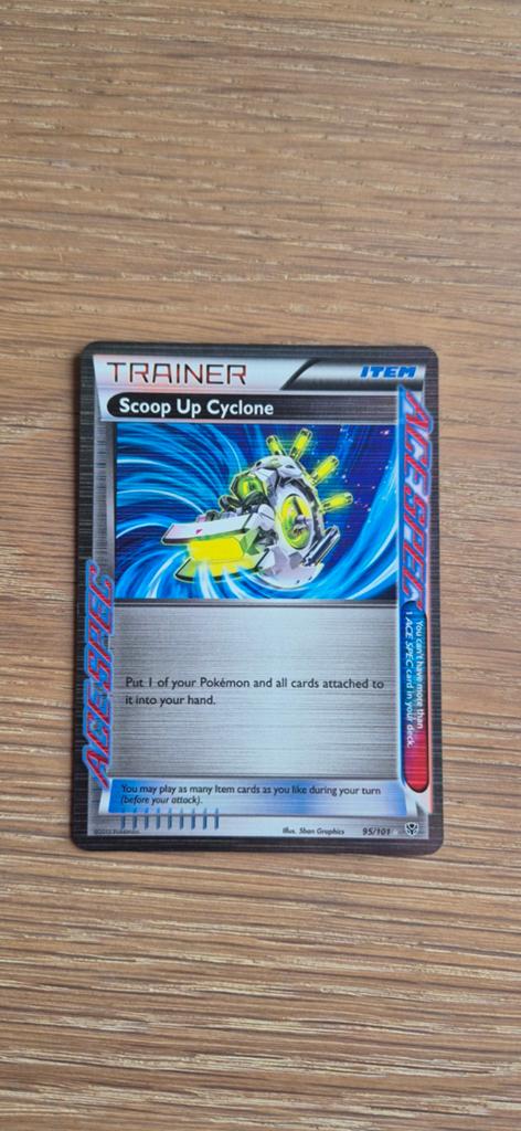 Scoop Up Cyclone Plasma Blast 95/101, Ophalen of Verzenden, Zo goed als nieuw, Losse kaart, Foil