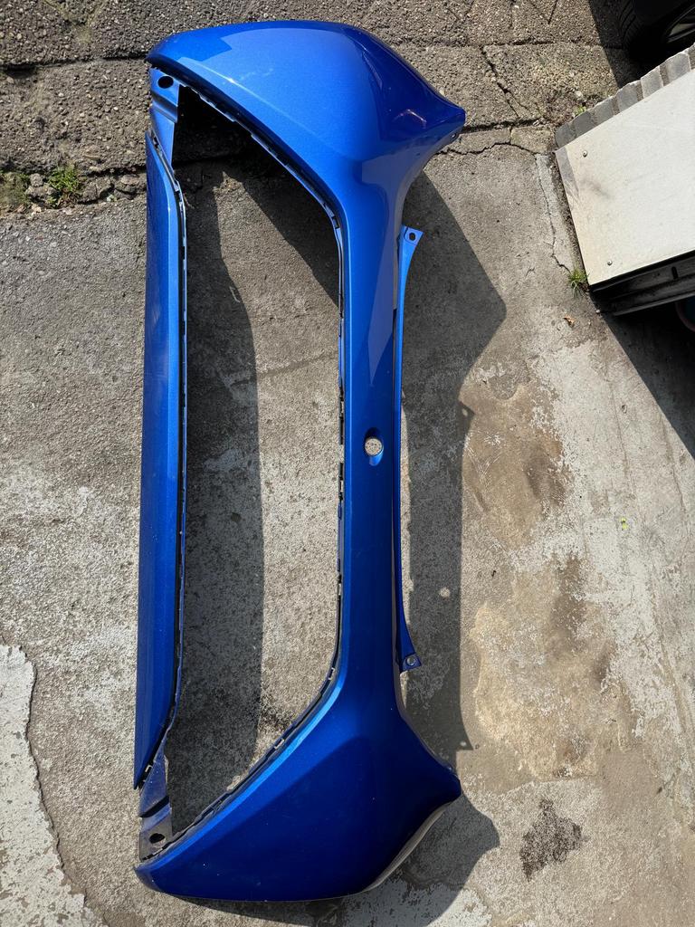 Toyota aygo achter bumper blauw bj 2014 -2022, Ophalen, Achter, Toyota, Bumper