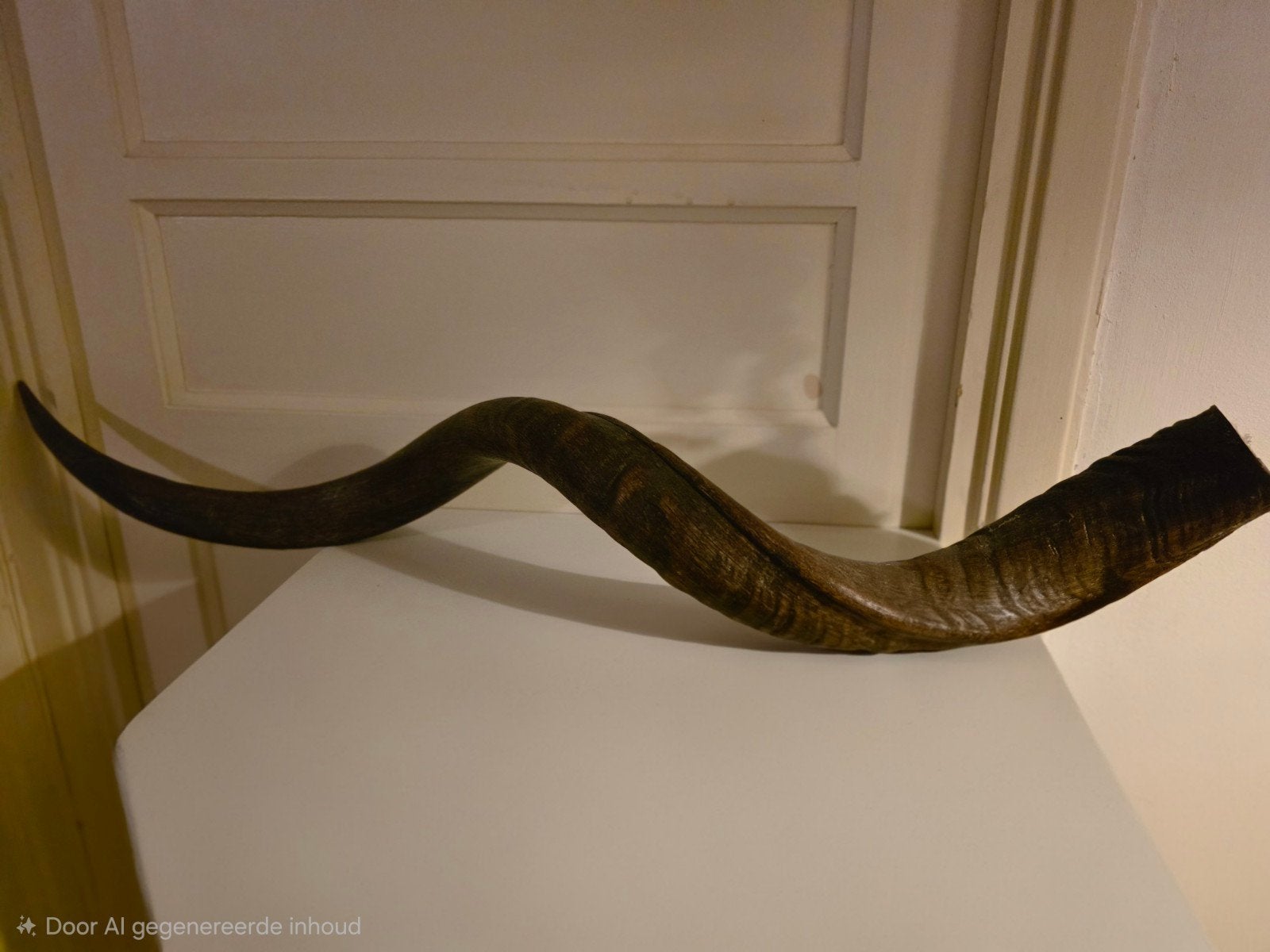 Grote natuurlijke Kudu hoorn - Decoratief object, Ophalen of Verzenden