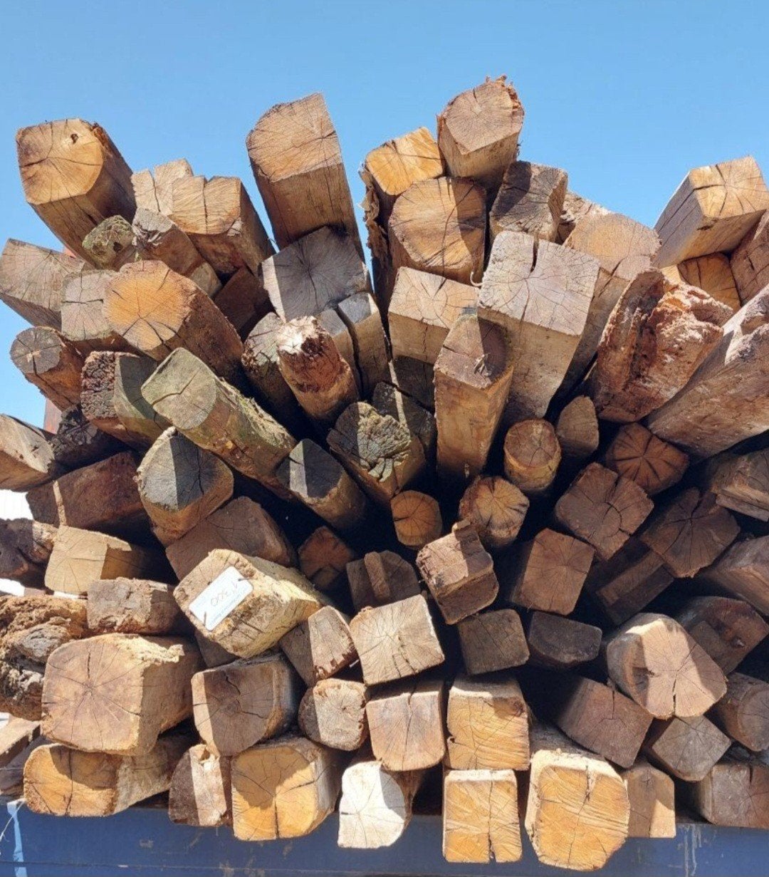 oude houten balken, Minder dan 3 m³, Ophalen of Verzenden, Overige houtsoorten