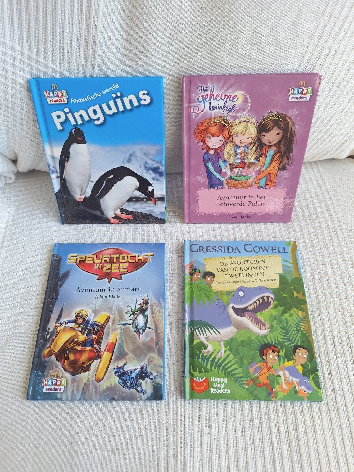 4x Happy meal readers kinderboekjes, Ophalen of Verzenden, Zo goed als nieuw, Rosie Banks, Fictie algemeen