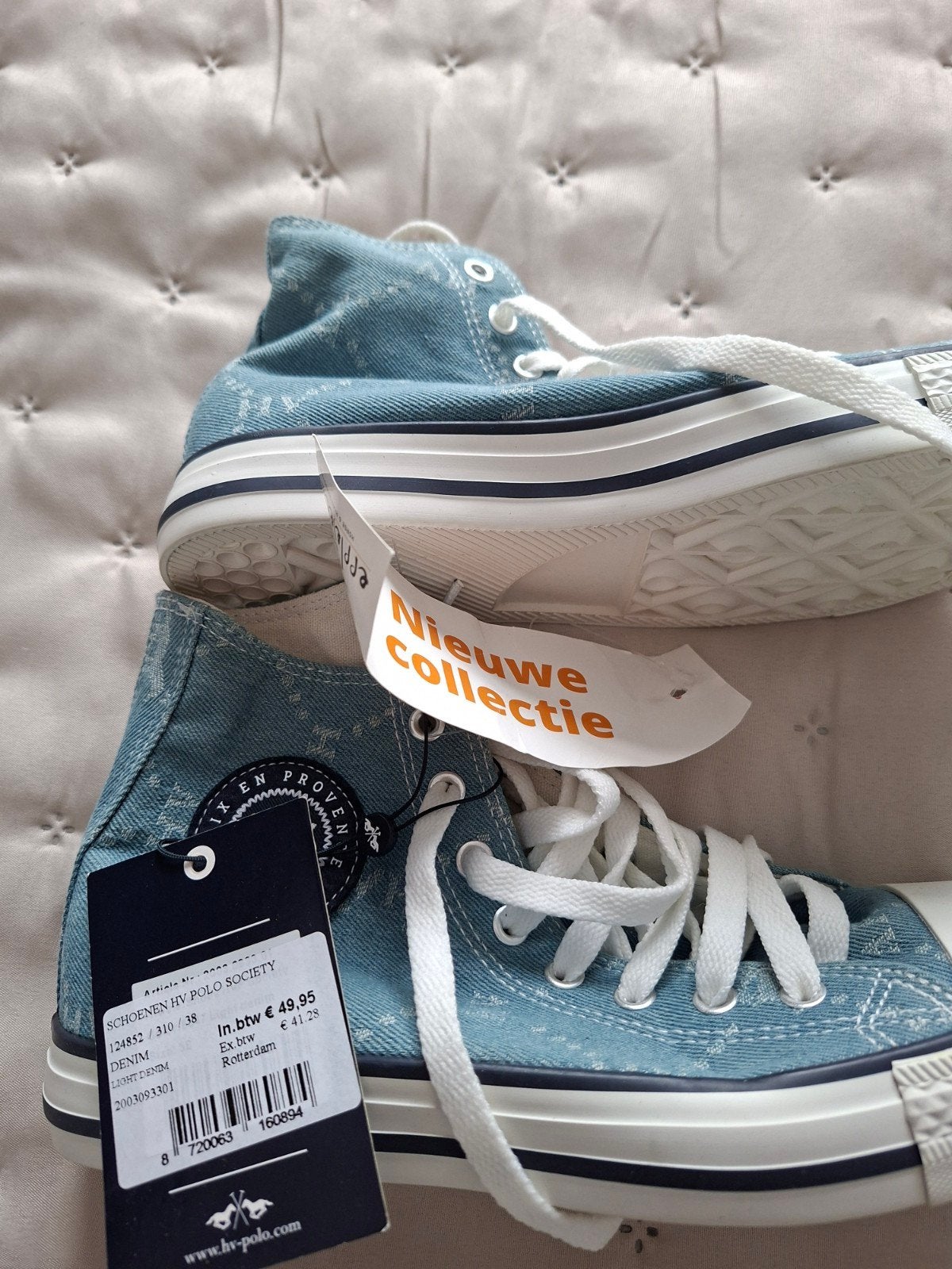 Nieuwe denim sneakers - HV Polo Society, Blauw, Nieuw, Ophalen of Verzenden, HV-Polo