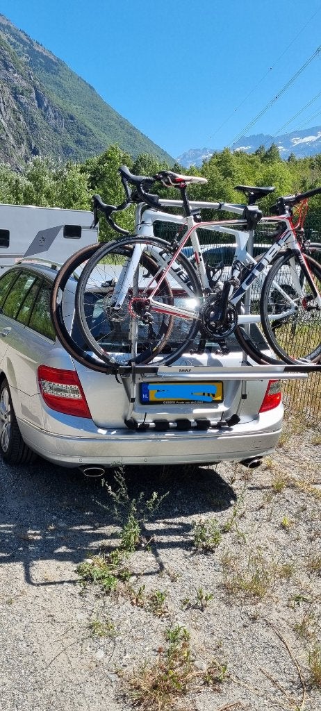 Fietsendrager Thule 973, Achterklepdrager, Gebruikt, Brede banden, Ophalen of Verzenden