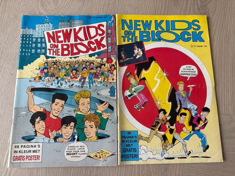New Kids on the Block Stripboeken en Verzamelalbums, Meerdere stripboeken, Ophalen of Verzenden, Gelezen