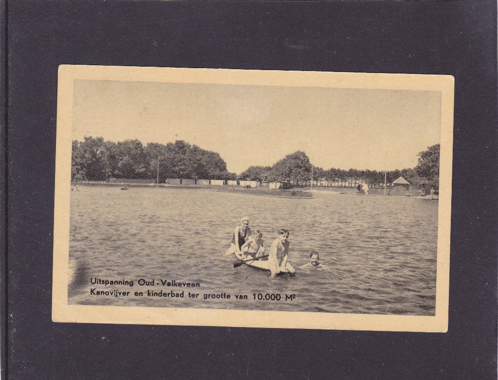 Oud Valkenveen UItspanning Kanovijver (810), Verzenden, 1920 tot 1940, Ongelopen, Zuid-Holland