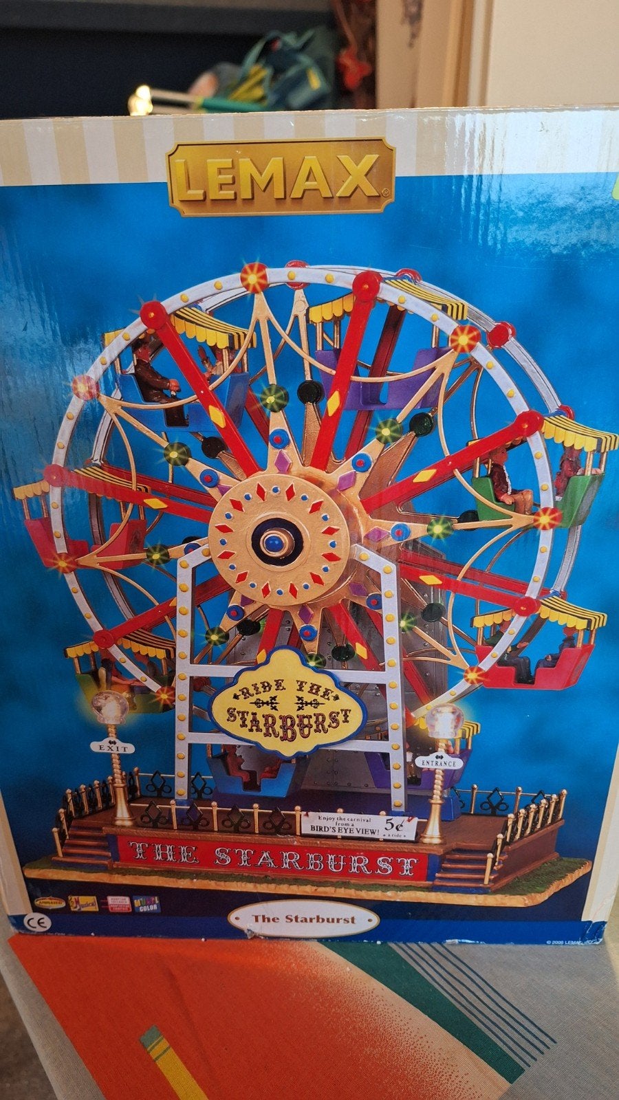Lemax The Starburst Reuzenrad - Kerstdorp Collectie, Ophalen, Zo goed als nieuw