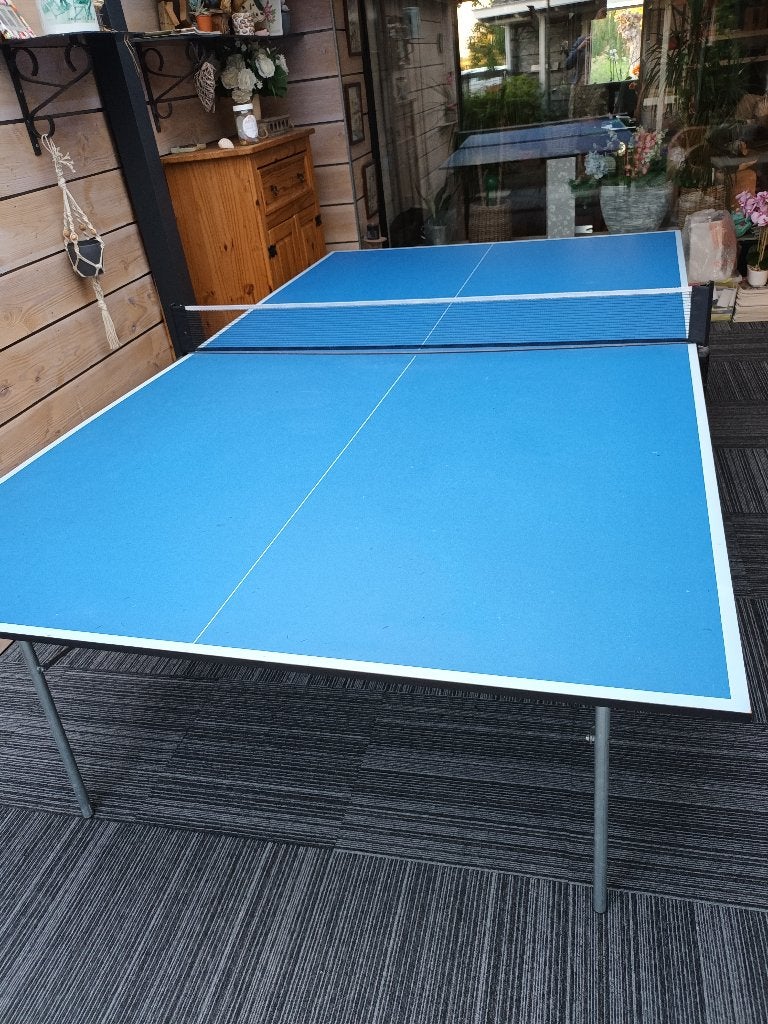 Tafeltennistafel, Sport en Fitness, Ophalen, Gebruikt, Tafel Indoor, Verrijdbaar