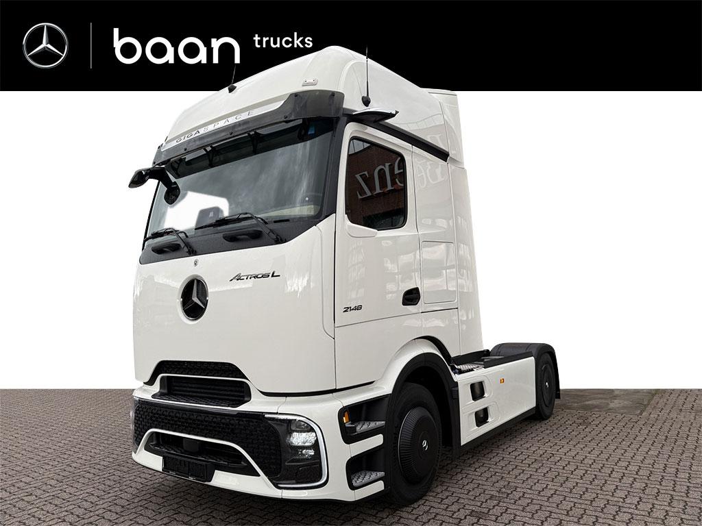 Mercedes-Benz Actros 2148 LS, NIEUW, VECTO 3, Procabin Gigas, Auto's, Vrachtwagens, Automaat, Beige, Navigatiesysteem, Wit