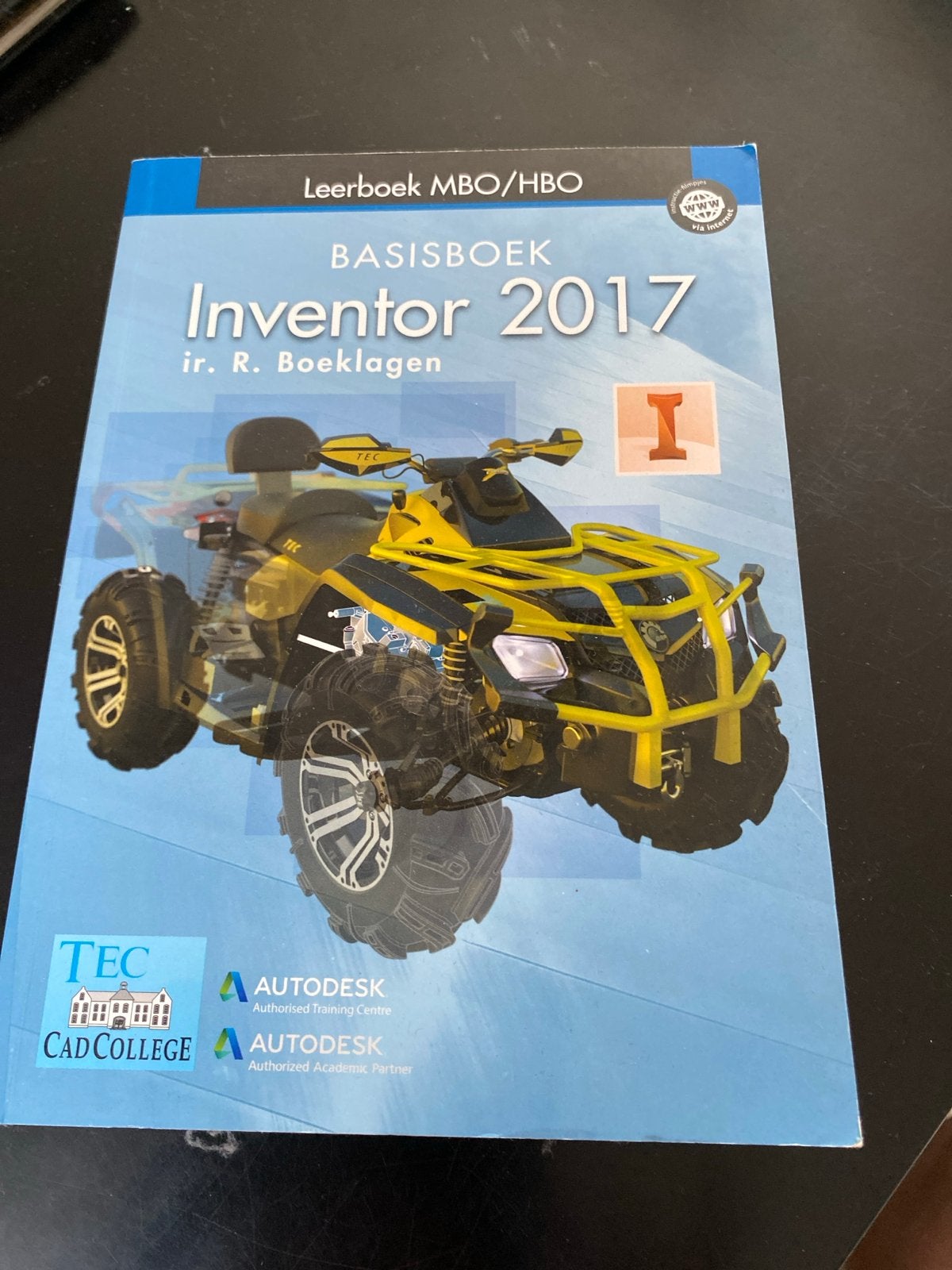Basisboek Inventor 2017 - Leerboek MBO/HBO, Ophalen of Verzenden, Beta, Zo goed als nieuw, MBO
