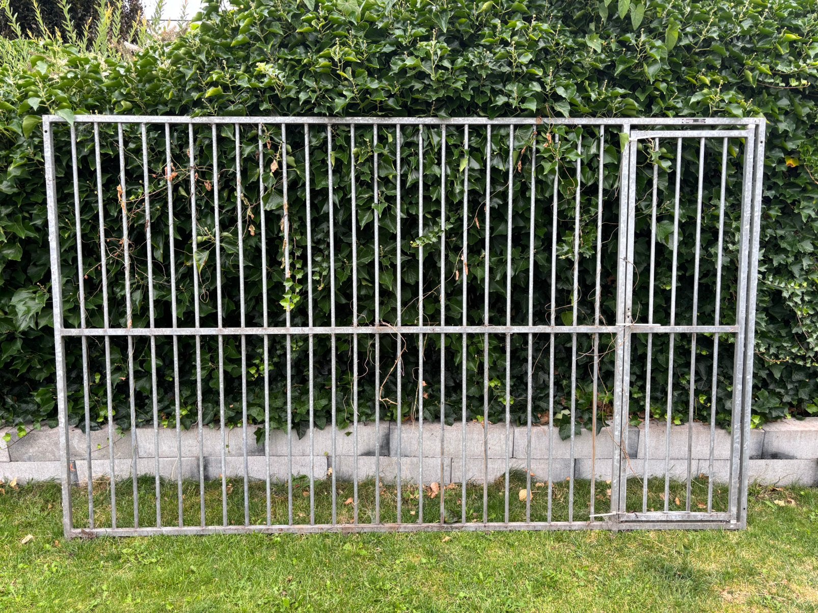 Kennelpaneel 3 meter met deur, Ophalen, Gebruikt, 110 cm of meer, 100 cm of meer