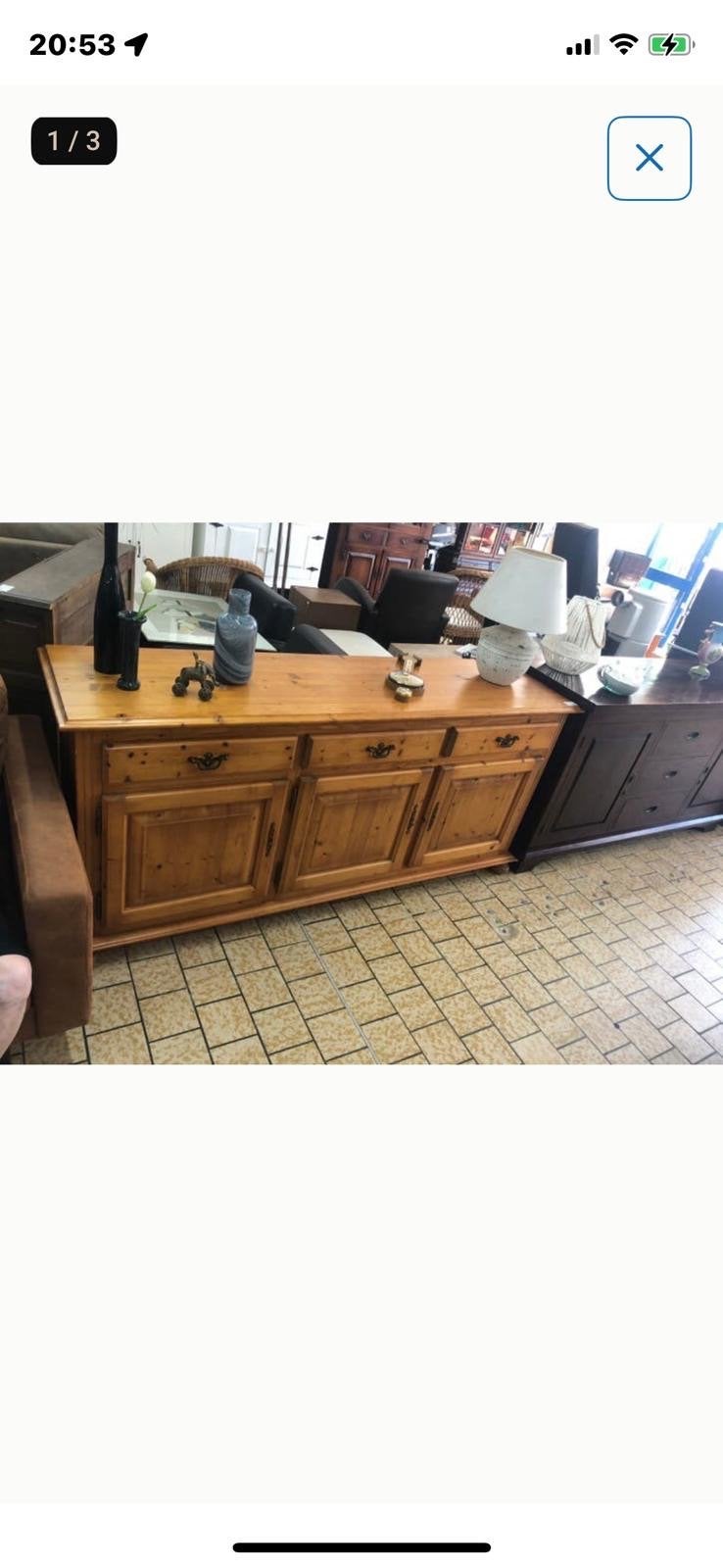 Mooi houten dressoir met lades en deuren, Huis en Inrichting, Ophalen, Gebruikt, 150 tot 200 cm, Nvt