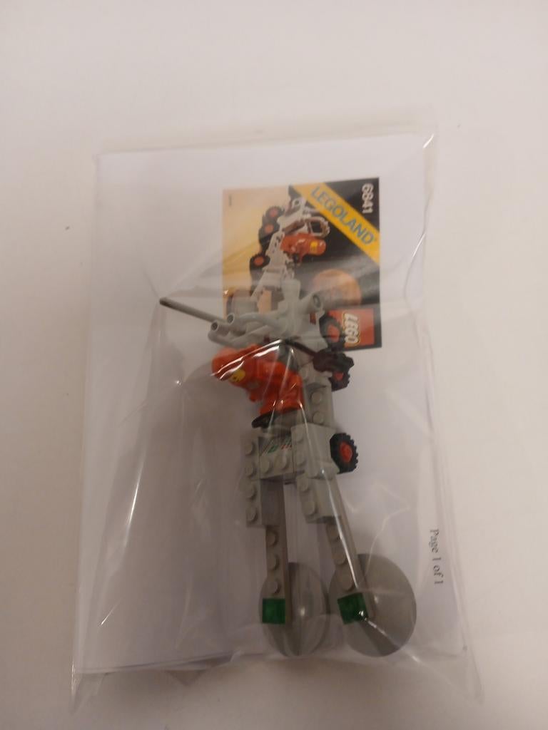 Vintage lego space 6841 mineraal detector, Ophalen of Verzenden