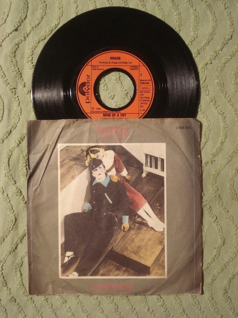 Visage 7" Vinyl Single: ‘Mind of a toy’ (Duitsland), Ophalen of Verzenden, Gebruikt, Pop