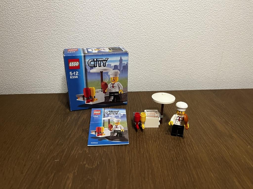 LEGO City 8398 BBQ Impuls Grillstand, Ophalen of Verzenden, Zo goed als nieuw, Complete set, Lego