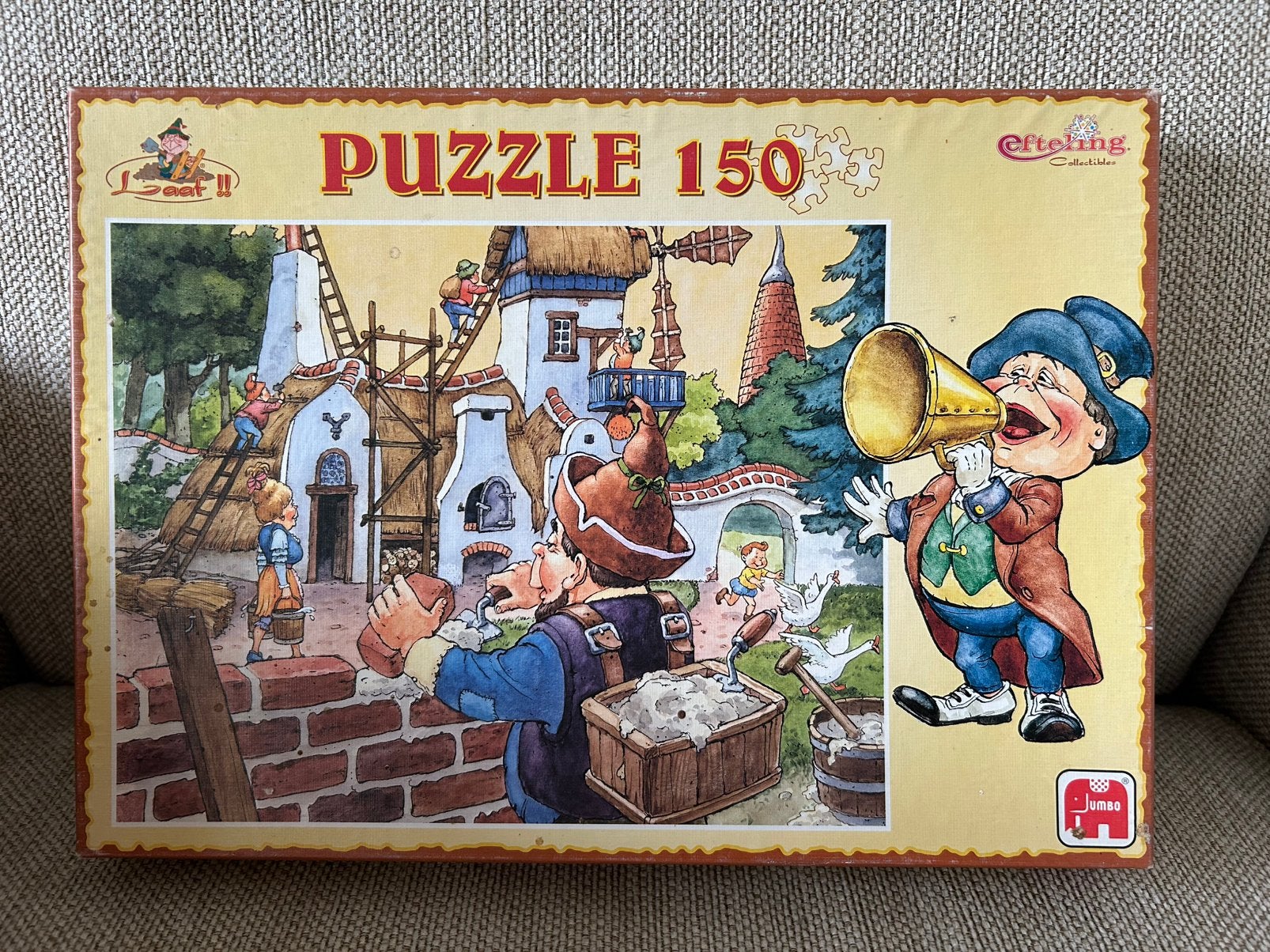 Efteling Puzzel Laaf 150 stukjes, Verzamelen, Efteling, Zo goed als nieuw, Overige typen, Ophalen of Verzenden