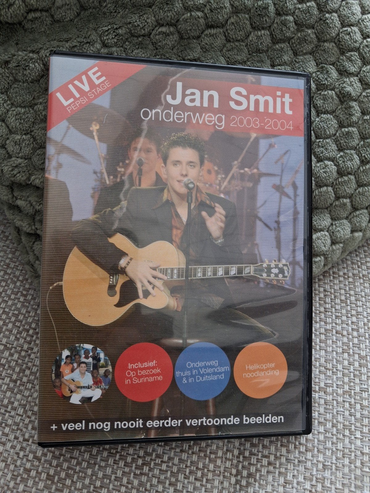 Jan Smit Onderweg 2003-2004 Live DVD, Gebruikt, Alle leeftijden, Nederlands, Inclusief doosje