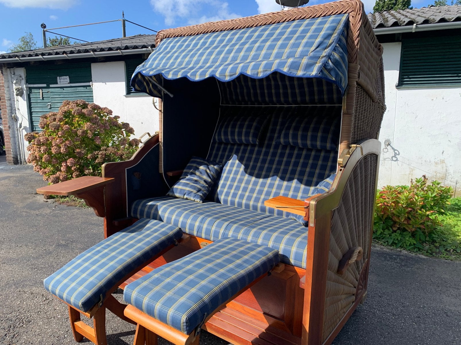 Tuin cocoon / strandkorf, Ophalen, Gebruikt