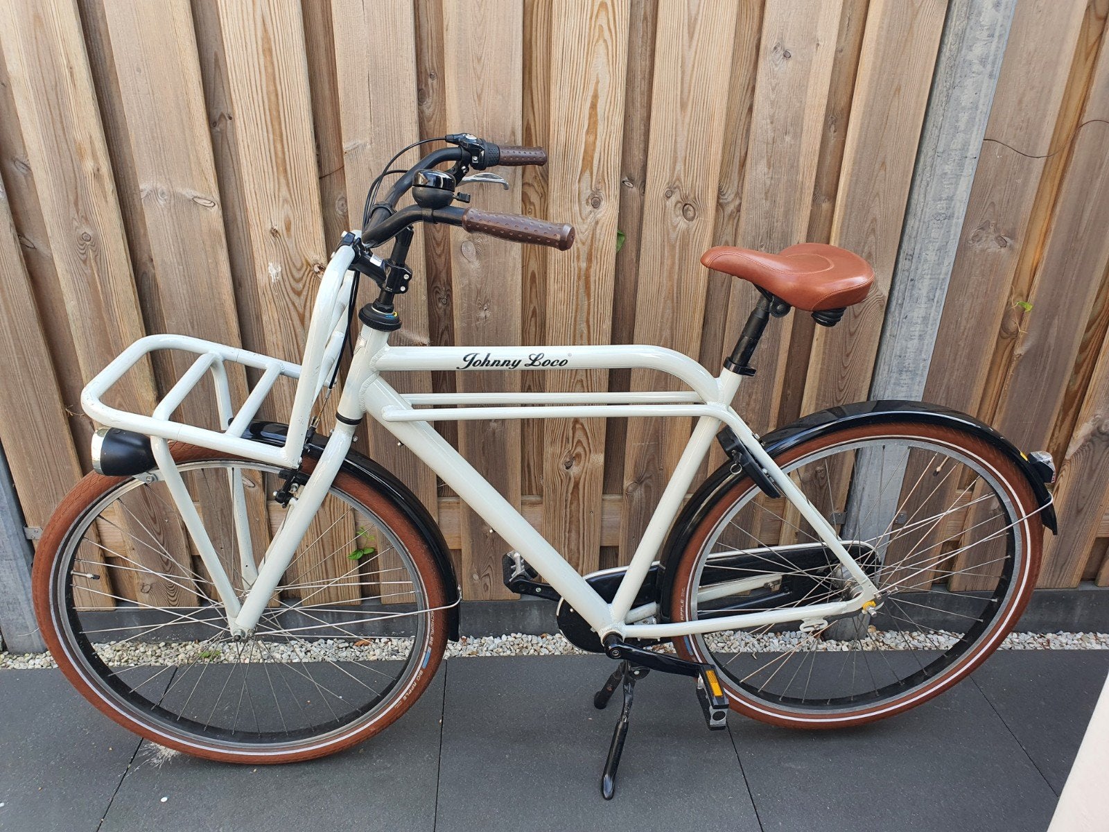 Johnny Loco Herenfiets Transporter 3 versnellingen, Fietsen en Brommers, Fietsen | Heren | Herenfietsen, Terugtraprem, Versnellingen