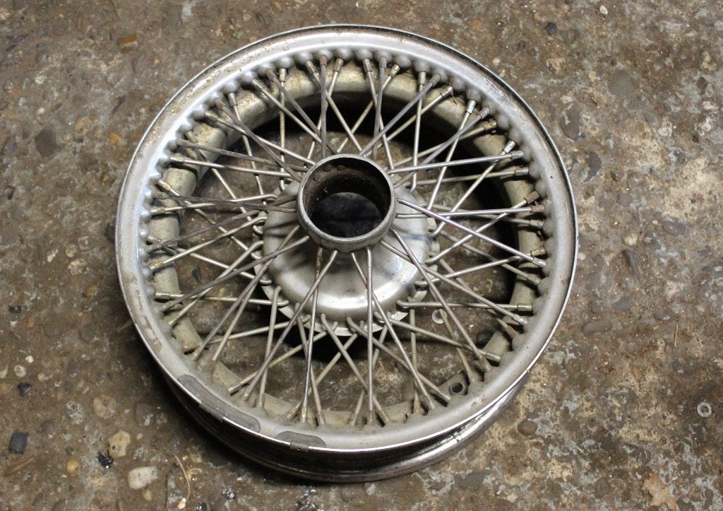 Jaguar SPAAKWIEL, chrome, 16 x 5J, Overige, Gebruikt, Velg(en), 16 inch