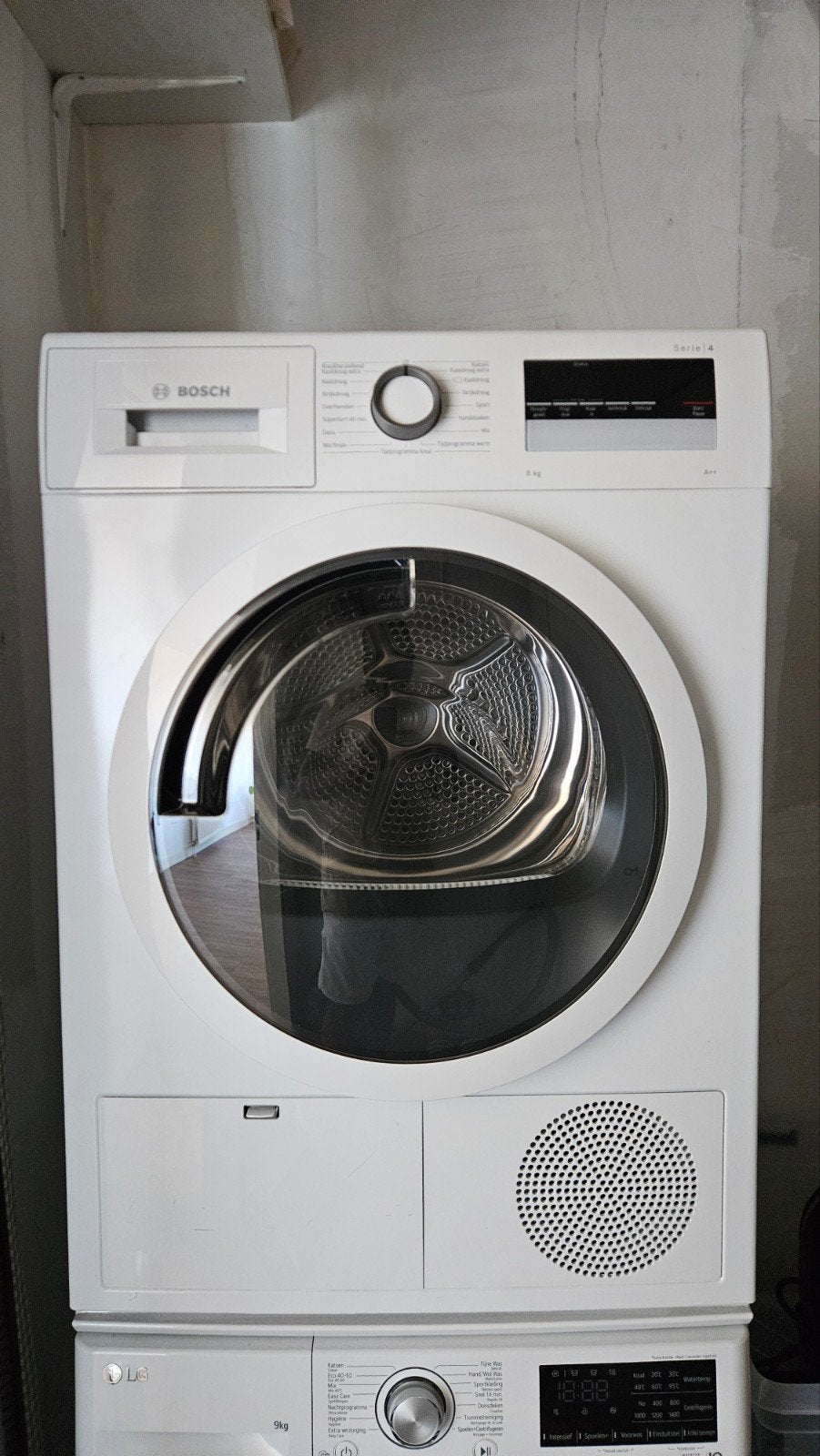 Bosch Serie 4 WTH85V70NL Warmtepompdroger 8 kg A++, Ophalen, Anti-kreukfase, 8 tot 10 kg, Zo goed als nieuw
