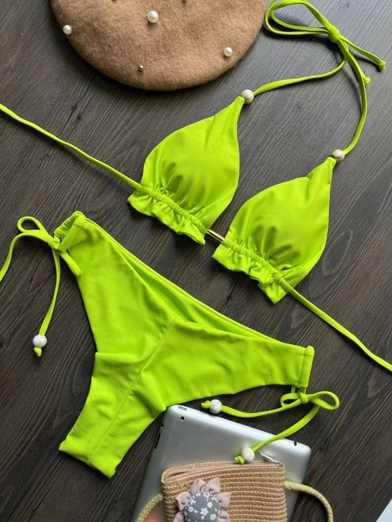 Sexy driehoek bikini push up - Braziliaanse stijl, Ophalen of Verzenden, Nieuw, Bikini