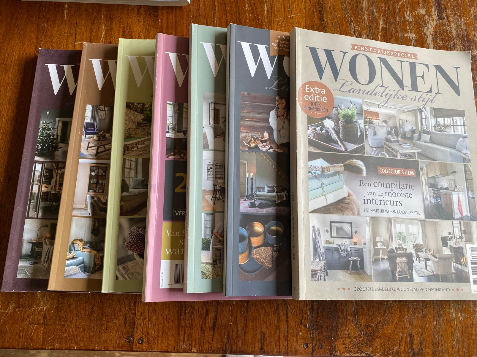 Wonen landelijke stijl 2018 + 1 extra uitgave, Ophalen of Verzenden, Zo goed als nieuw, Overige typen