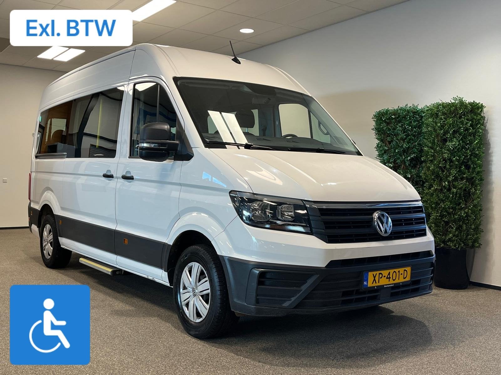 Volkswagen Crafter L2H2 Rolstoelbus Groepsvervoer 9 pers. (2, 2616 kg, Stof, Gebruikt, 241 €/maand