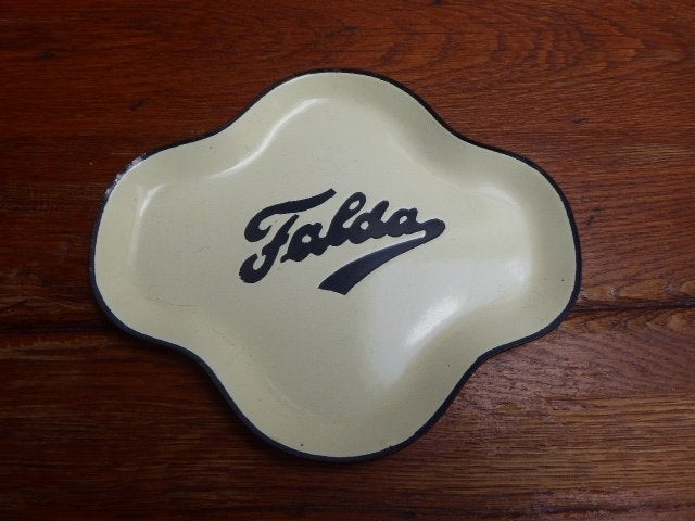 Emaille wisselgeldschaaltje Falda, Antiek en Kunst, Ophalen of Verzenden