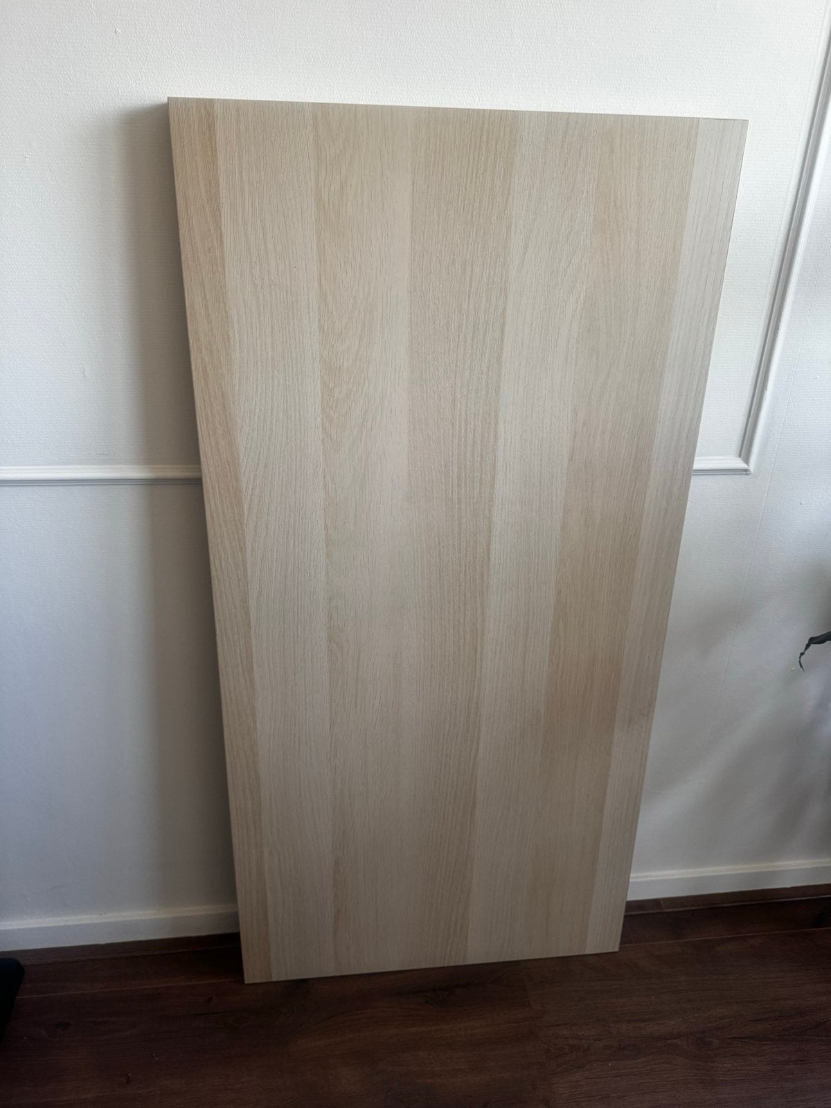 IKEA Lagkapten bureaublad met poten 140x60 cm, Ophalen, In hoogte verstelbaar, Zo goed als nieuw, IKEA