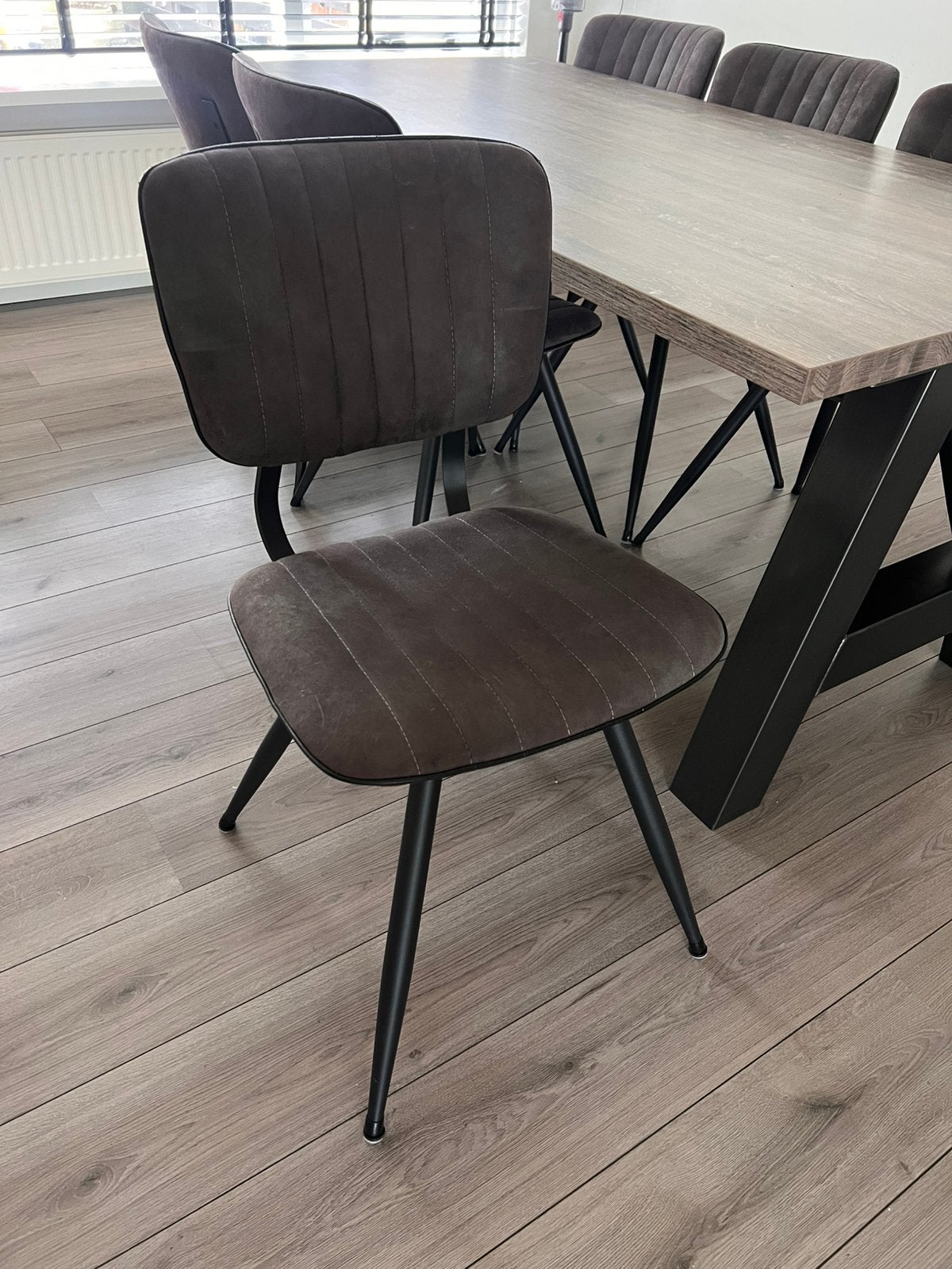 Eetkamer stoelen Brim set van 6., Ophalen, Gebruikt, Stof, Vijf, Zes of meer stoelen