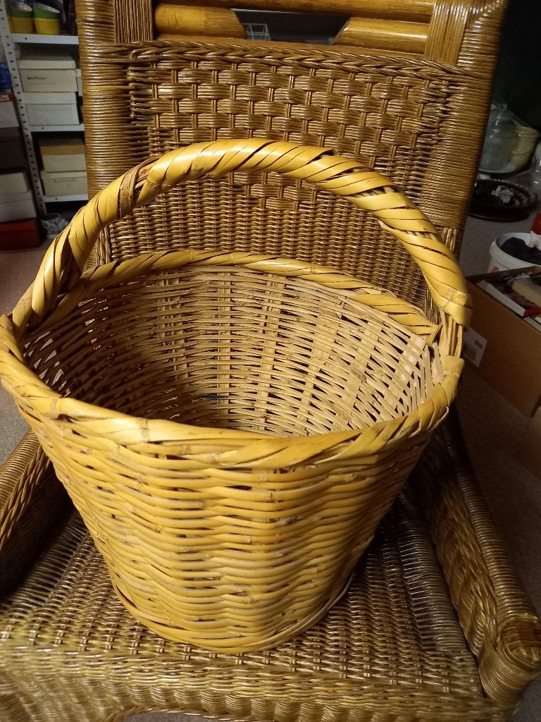 Originele oude gevlochten eiermand, Ophalen of Verzenden