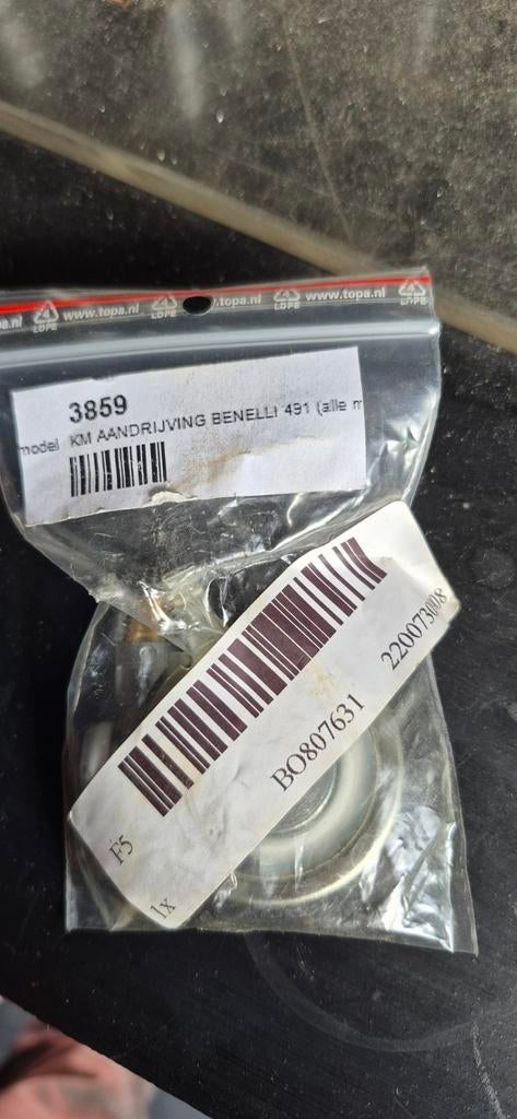 Km aandrijving Benelli 491 nieuw, Ophalen of Verzenden, Overige typen, Overige merken