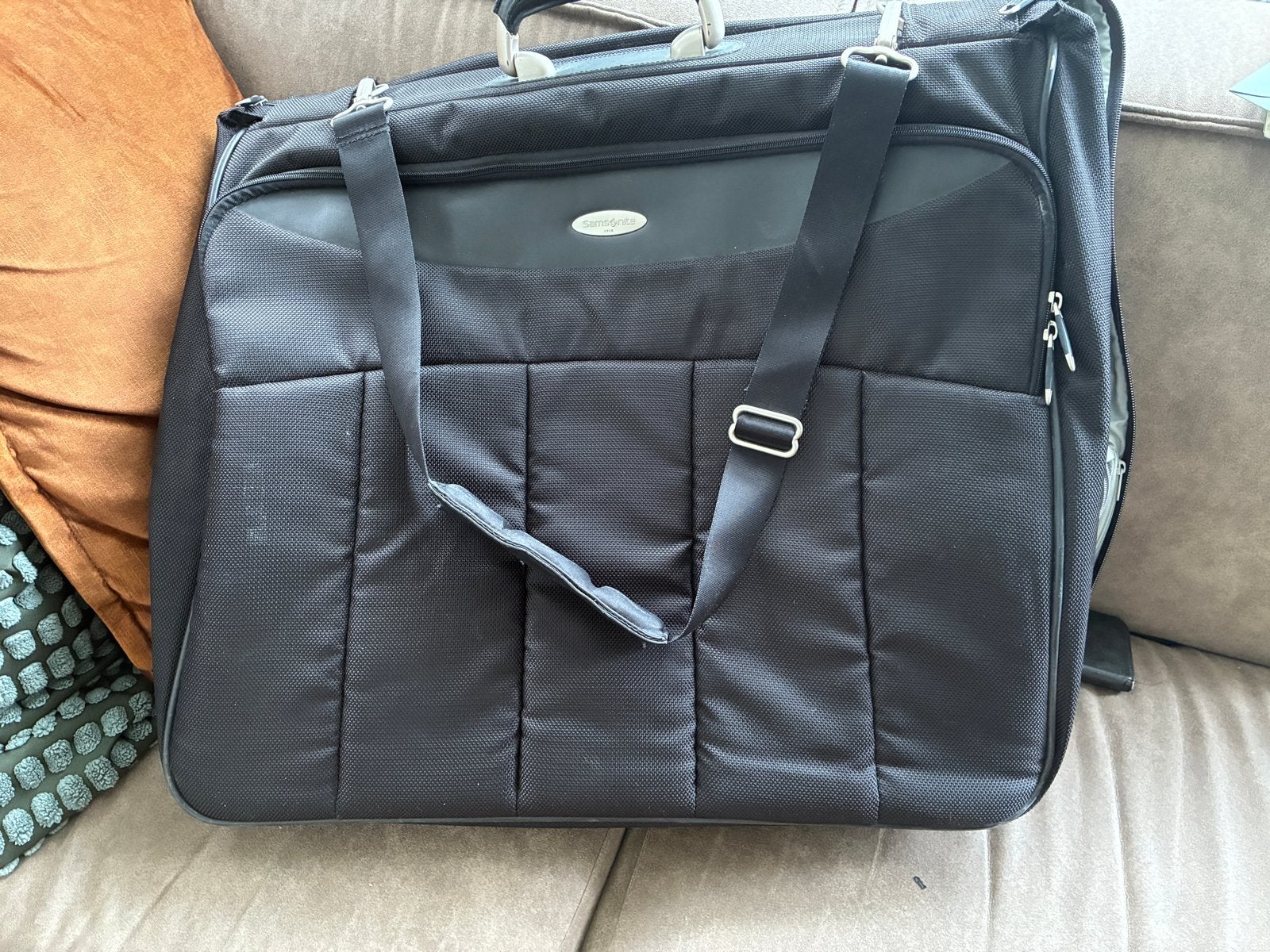 Samsonite Kledinghoes/Reistas - Zwart, Zo goed als nieuw, Ophalen, 30 cm of meer, Zwart, 80 cm of meer