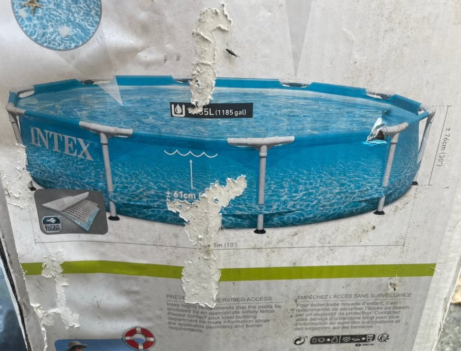 Intex metalframe zwembad zonder pomp, Ophalen, Minder dan 80 cm, Rond, 300 cm of meer