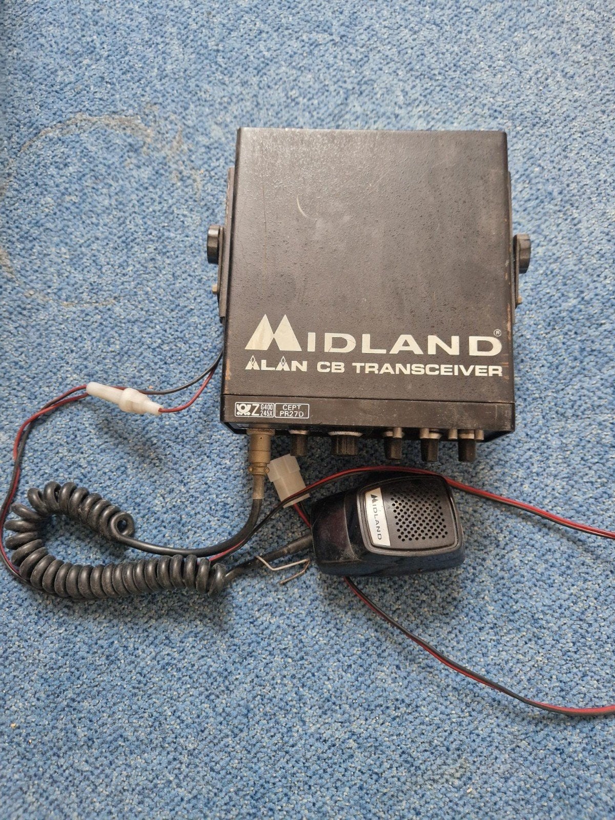 Midland Alan CB Transceiver 27 MC, Telecommunicatie, Ophalen of Verzenden, Gebruikt