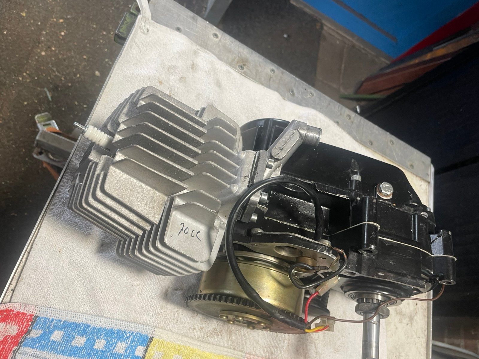 1 Tomos motorblokje 70cc.Akoa Cilinder., Ophalen of Verzenden, Gebruikt, Blok