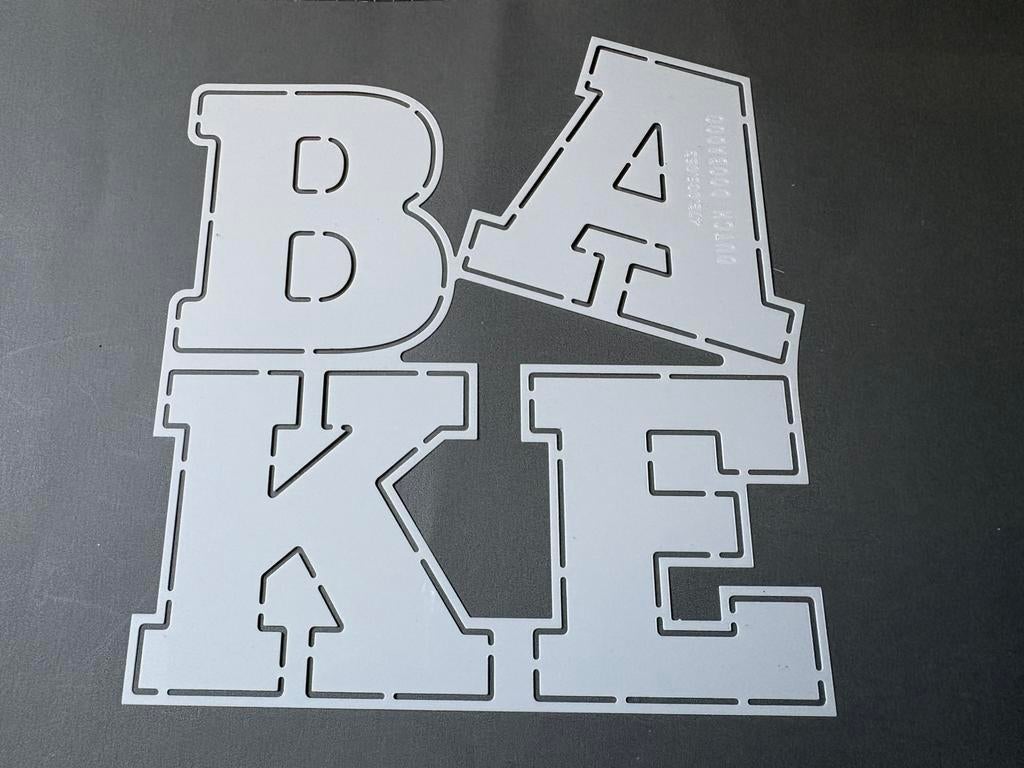 Ddbd tekenmal / stencil 111 bake, Ophalen of Verzenden, Zo goed als nieuw, Overige thema's, Pons of Mal