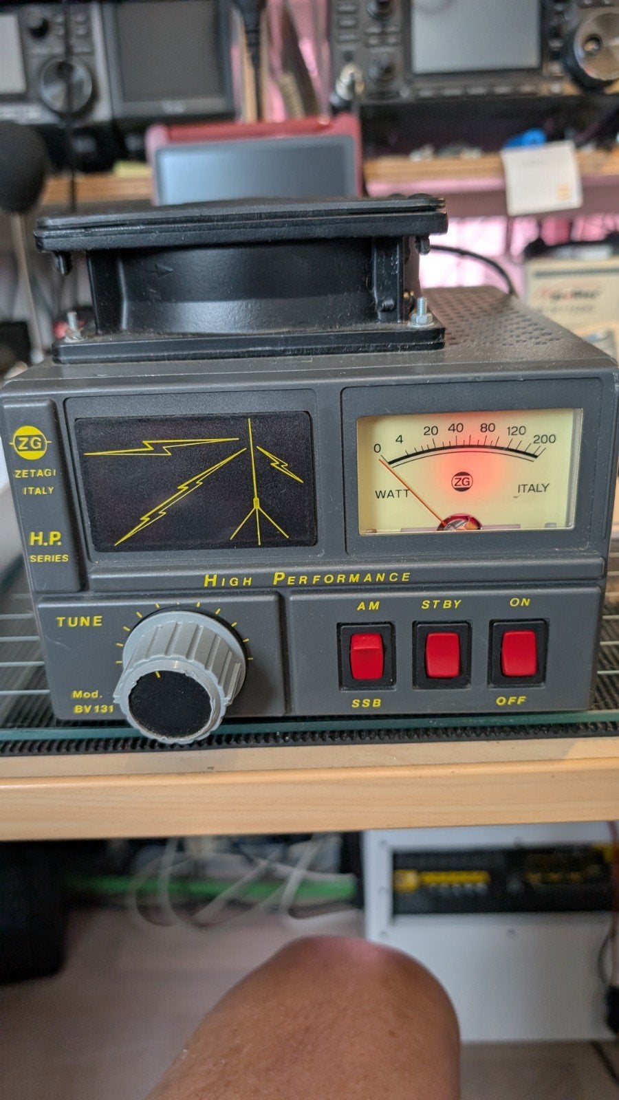 ZG ZETAGI BV131 Buis eindtrap 27-30 MHz, Telecommunicatie, Zenders en Ontvangers, Ophalen of Verzenden, Gebruikt, Zender