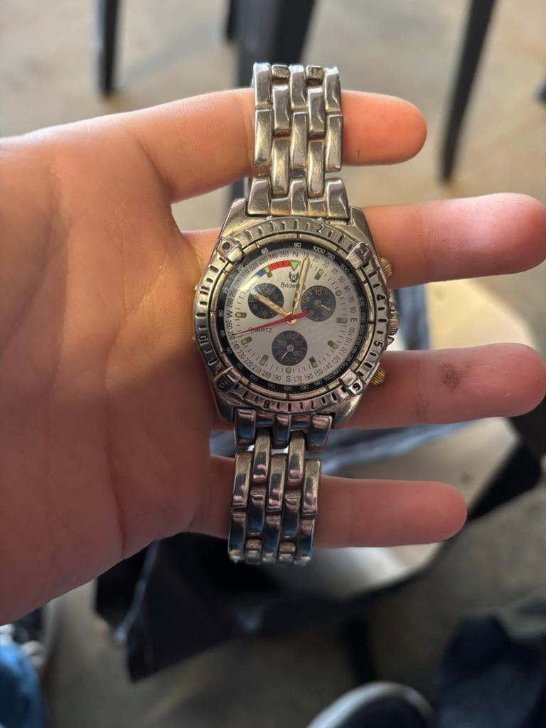 Horloge, Ophalen, Zo goed als nieuw, Staal, Overige merken
