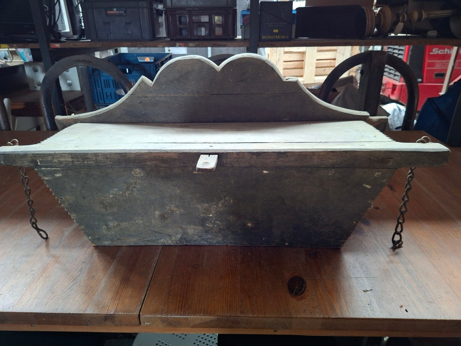 Oude wagen kist., Antiek en Kunst, Ophalen of Verzenden