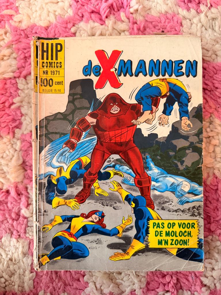 De X-Mannen Hip Comics Nr. 1971 - Vintage Stripboek, Eén stripboek, Ophalen of Verzenden, Gelezen