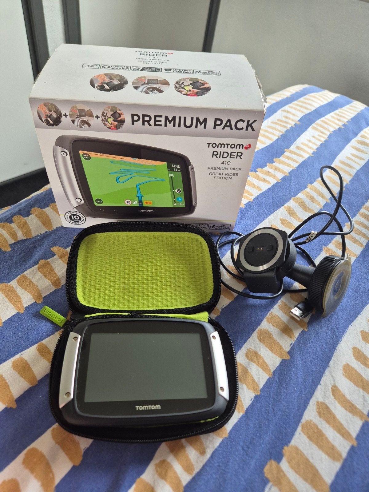 Tomtom rider systeem 410 premium pack, Ophalen of Verzenden