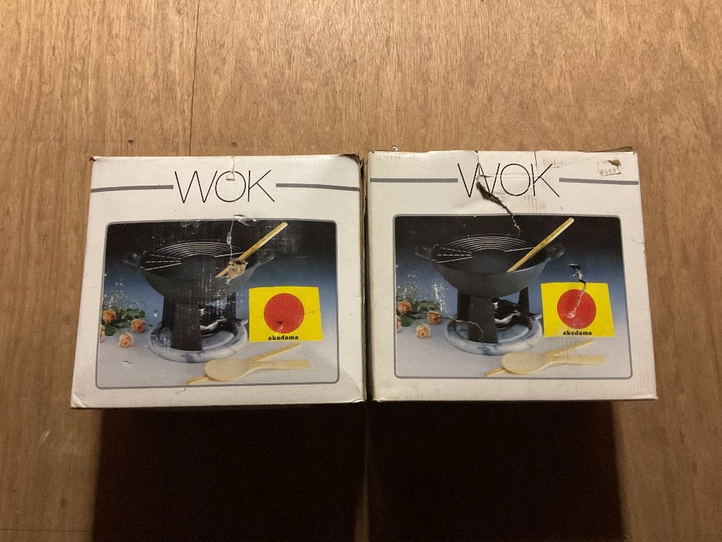 Wokpannen, Gebruikt, Gietijzer, Ophalen of Verzenden, Overige merken