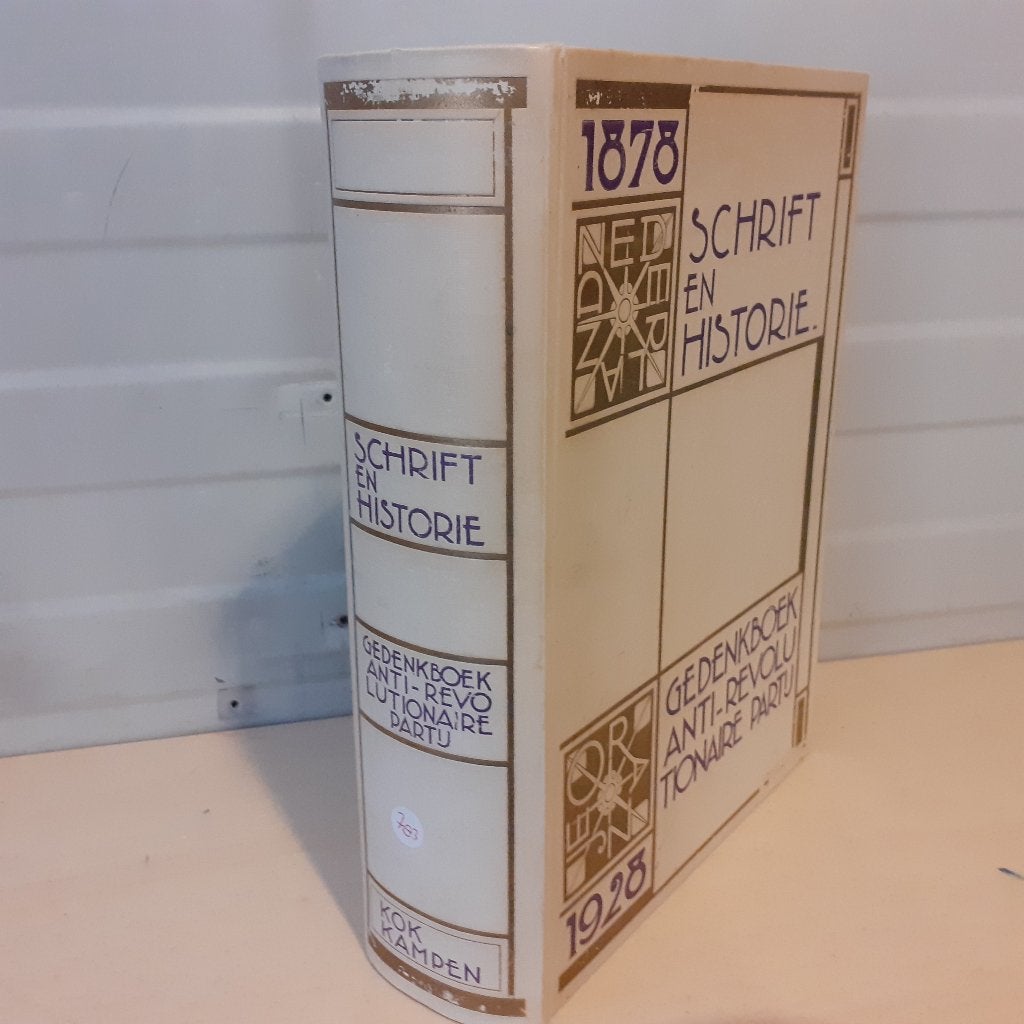 Nr. 783 Schrift en Historie, Gedenkboek bij het vijftig-jari, Ophalen of Verzenden, Gelezen