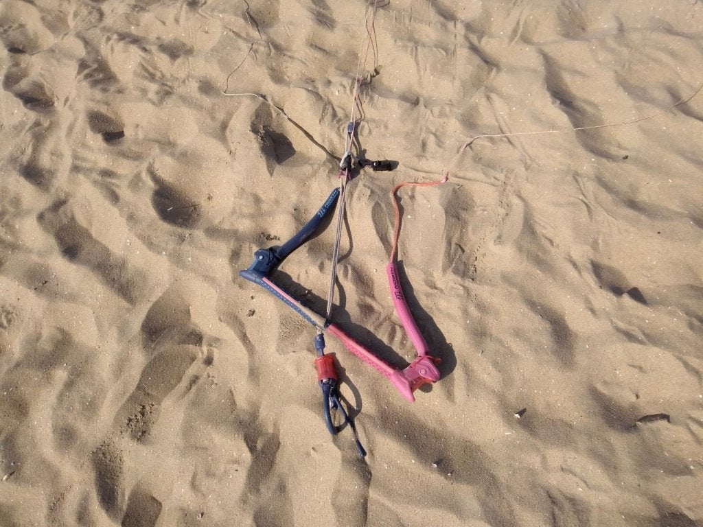 North Evo Trust Quad Bar 2016 24m lines, Watersport en Boten, Kitesurfen, Gebruikt, 9 m², Bar, Geen board