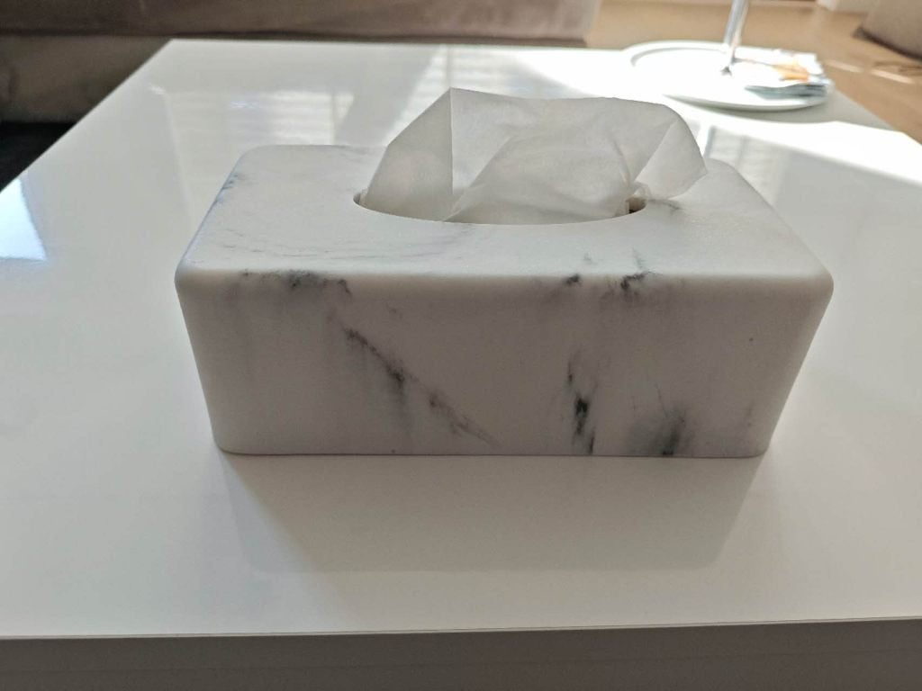 ZARA Home MARBLE-EFFECT TISSUE BOX, Ophalen of Verzenden