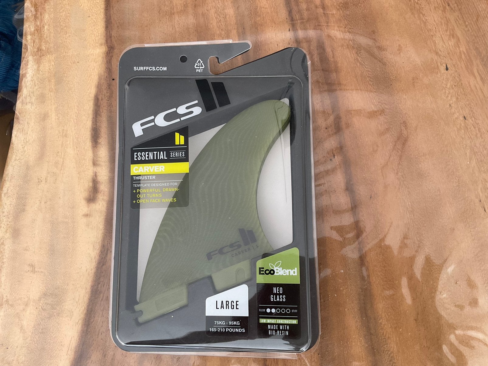 FCS Thruster vins 75,- vaste prijs!, Ophalen of Verzenden, Nieuw, Vin