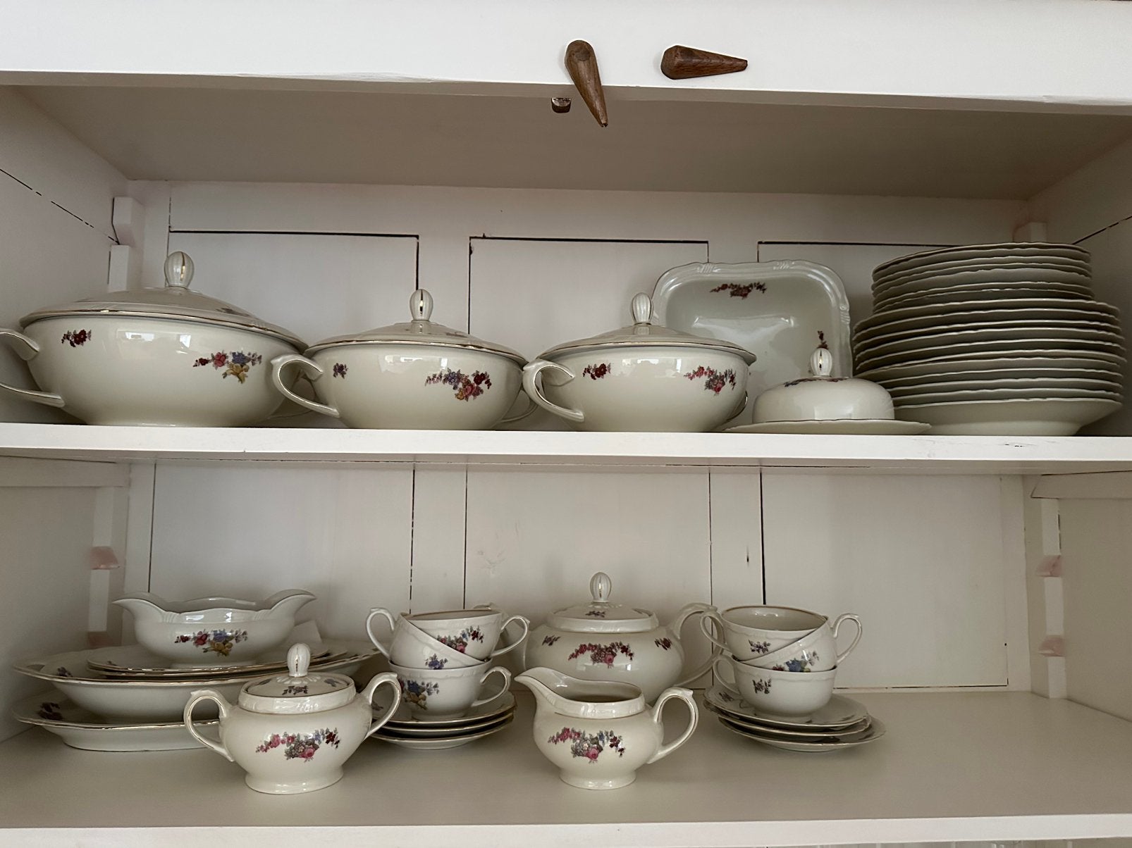 Vintage servies, Ophalen