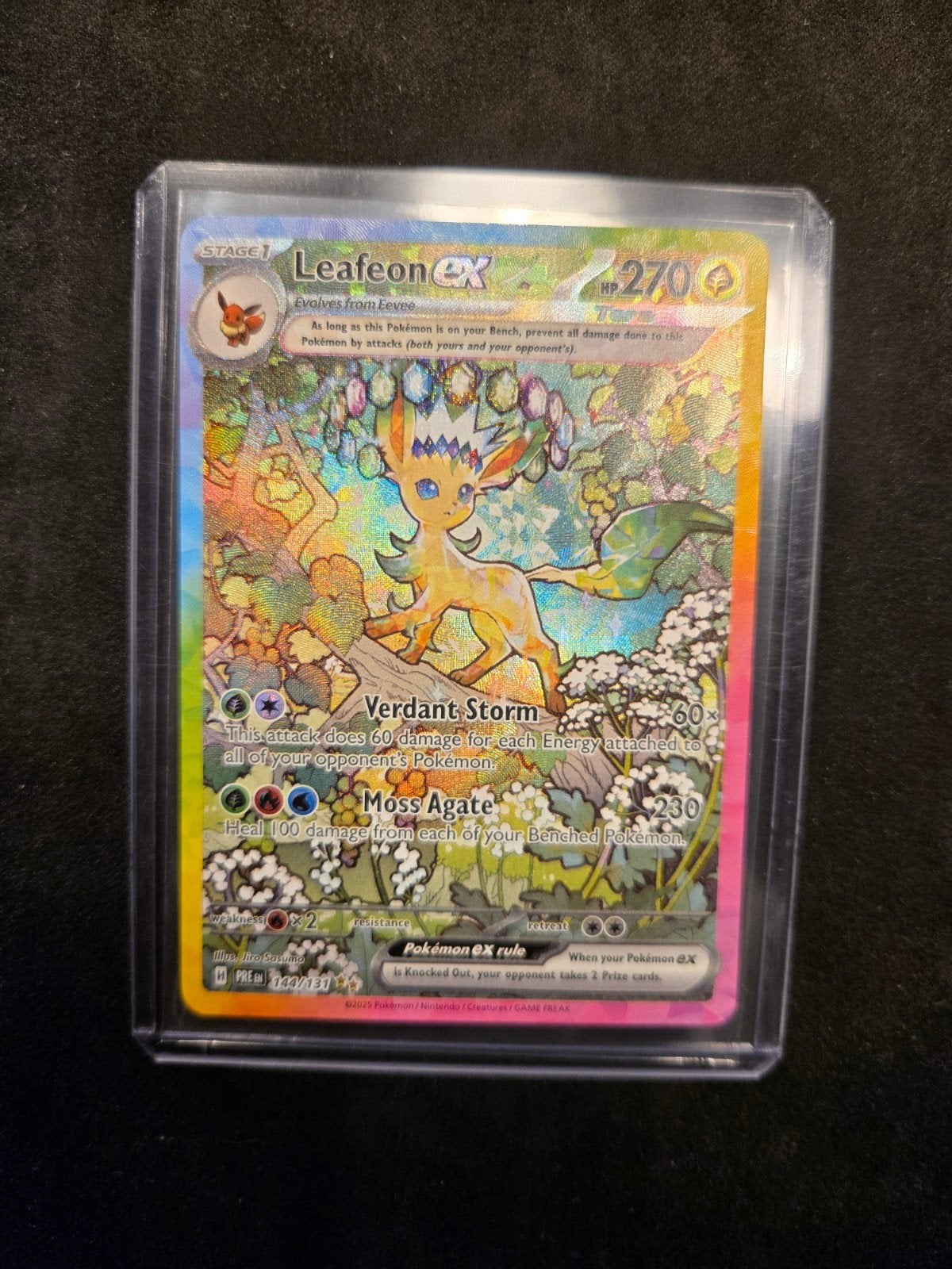 Glaceon EX, Leafeon EX, Sylveon EX Pokémon kaarten, Ophalen of Verzenden, Zo goed als nieuw, Meerdere kaarten, Foil